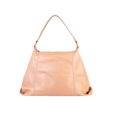 Imagem de Bolsa saco grande de couro liso Cris