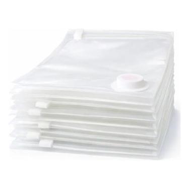 Imagem de Kit 10 Saco Pequeno 40x60 A Vácuo Organizador Roupas Mala Viagem - Rma