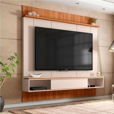 Imagem de Painel para TV até 65 Polegadas Vênus Off White e Freijó - Modern
