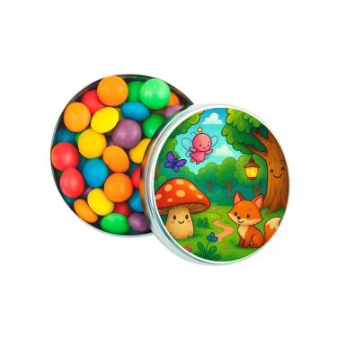 Imagem de Latinha Lembrancinha Personalizada Floresta Encantada