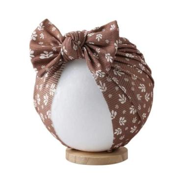 Imagem de Toucas Turbante Para Bebês Com Estampa De Flor, Coração, Margarida, Bo