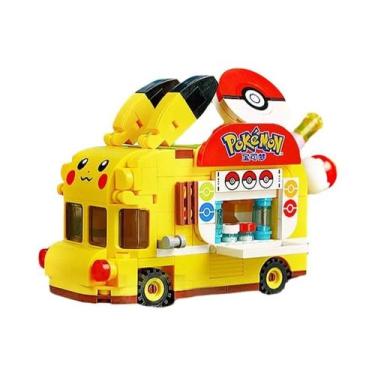 Imagem de Blocos De Montar Mini Modelo Pikachu Pokémon, Decoração De Mesa, Brinq