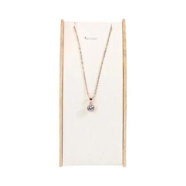 Imagem de Suporte De Exibição De Joias Em Madeira Em Formato De Arco Para Colare