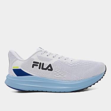 Imagem de Tênis Fila Fastness Masculino, Branco, Azul royal, 39