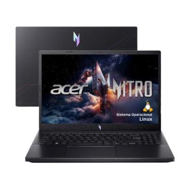 Imagem de Notebook Gamer Acer Nitro V15 Intel Core i5 512GB SSD 16GB RAM 15.6 Fu