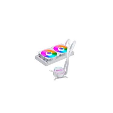 Imagem de Water Cooler MACH1 Logic, RGB, 240mm, AMD e Intel, Branco - GK240W