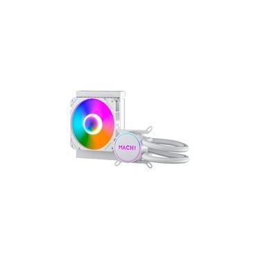 Imagem de Water Cooler MACH1 Logic, RGB, 120mm, AMD e Intel, Branco - GK120W