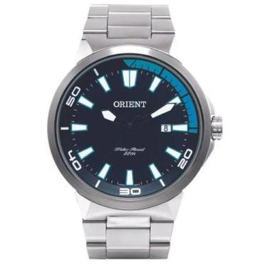Imagem de Relógio Orient Masculino Preto Azul Ref - MBSS1196A PASX