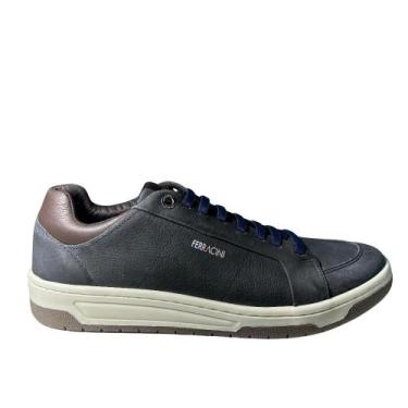 Imagem de Sapatenis Vox Ferracini - Ref: 8050 Masculino, 41, Marinho, Tabaco