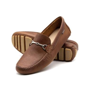Imagem de Mocassim Masculino Paris em Couro Senna Camel - 98180SC - Andacco, Car