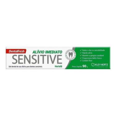 Imagem de Gel Dental Dentalfresh Sensitive Alívio Imediato 90g - Kley Hertz