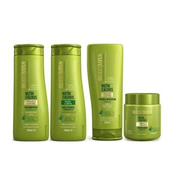 Imagem de Kit Nutri Cachos Cabelos Cacheados Hidrata E Define 4 Produtos - Bio E