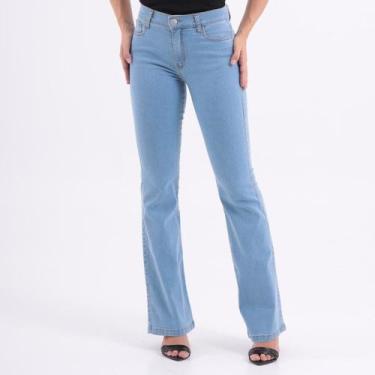 Imagem de Calça Flare Jeans Feminina Revanche Lozna, 40