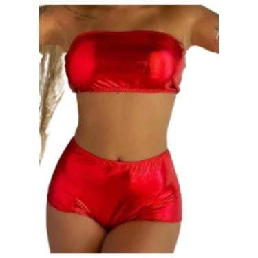 Imagem de Conjunto Hot Pant Feminino - Biquíni Praia Verão Modelo:2 - Genérico, 