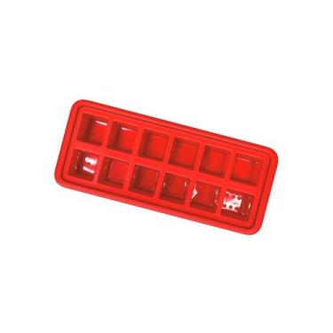 Imagem de Forma Gelo Placa 12 Cavidades Utensílio Silicone Drinks Bebidas Cozinh