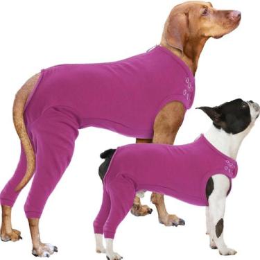 Imagem de Macacão de recuperação pós-cirúrgica para cães Nanaki, fêmea, após cas