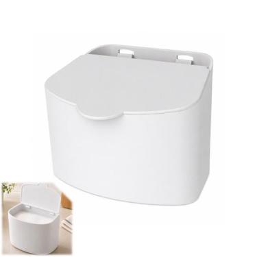 Imagem de Suporte Saleiro Porta Sal Açúcar 500g de Pia Bancada Cozinha Branco - 