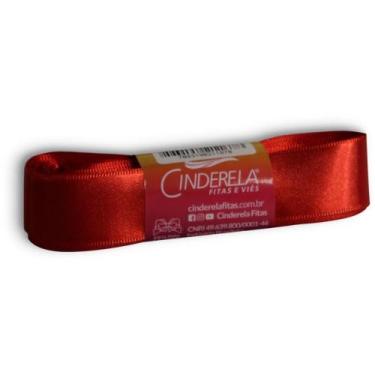 Imagem de Fita de Cetim 22MM 10M. Vermelho Paixao - Cinderela