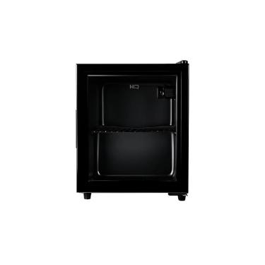 Imagem de Frigobar Expositor HQ 50L Porta de Vidro Duplo Full Black com Luz Interna e Termostato HQ-50FBPV