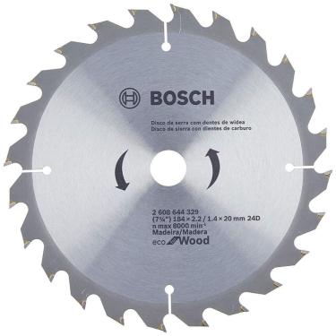 Imagem de Disco Serra Circular 2.608.644.329 24 Dentes para Madeira com Durabilidade Wídea 184MM Bosch