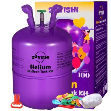 Imagem de Tanque de Hélio Soyishi 22 L 99,99% Puro  Kit de Balões
