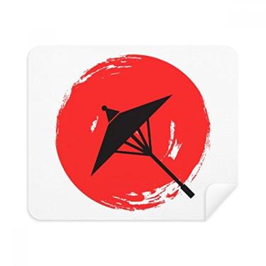 Imagem de Pano de limpeza de ilustração de pintura de pincel japonesa limpador de tela 2 peças tecido de camurça