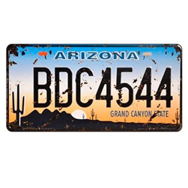 Imagem de Placa de Carro Decor em Madeira State Route - Arizona