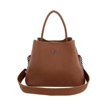 Imagem de Bolsa Feminina Ombro/Mão Retta Oficial (Caramelo)