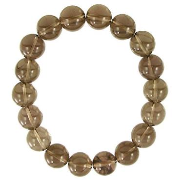 Imagem de Falari Pulseira el stica unissex com pedras semipreciosas naturais de 10 mm