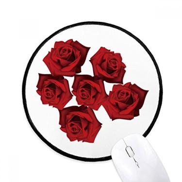 Imagem de Tapete de mouse redondo para computador de mesa e escritório