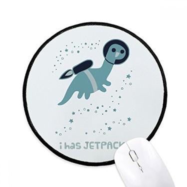 Imagem de DIYthinker Universo e alienígena Spacewalk Mouse Pad desktop escritório tapete redondo para computador