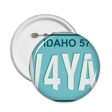 Imagem de American USA Placa de licença de carro número pinos crachá botão emblema decoração acessório 5 peças