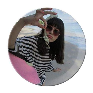 Imagem de Praia Wave Ellie Yao Sea Caranguejo eremita Prato decorativo de porcelana Salver Prato de jantar