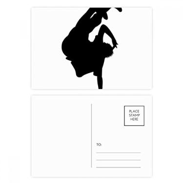 Imagem de Hip Pop – Conjunto de cartões postais para dançarinos de aniversário, cartão de agradecimento