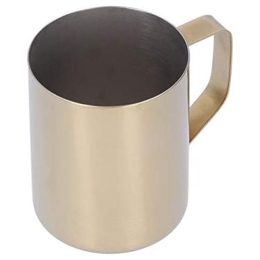 Imagem de Copo de água, caneca de café, copo de aço inoxidável durável, restaurantes para casa, escritório, bebendo cerveja (dourado)