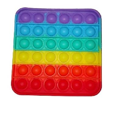 Imagem de Pop it Fidget Brinquedo Anti Stress TIK TOK bolha sensorial - Quadrado