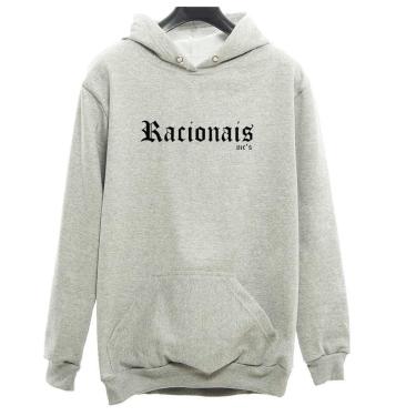 Imagem de Moletom Cangurú Deep Modas Flanelado Racionais Masculino-Masculino