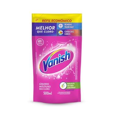 Imagem de Tira Manchas Vanish Líquido Multiuso para roupas coloridas Refil Econômico 500ml