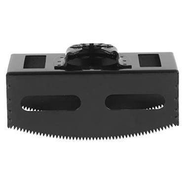 Imagem de MUNEFE Lamina de serra oscilante, lamina de corte com ranhura de caixa el¨¦trica, faca retangular para uma variedade de projetos de marcenaria ou fa?a voc¨º mesmo