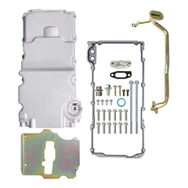 Imagem de BATONECO Kit de bandeja de óleo 302-2 LS Swap compatível com 67-69 Camaro/Firebird 64-72 GM A-Body 82-92 F-body, cárter de óleo de motor para motores LS1 LS2 LS3 LS6 LS9 4.8L 5.3L 6.0L 6.2L