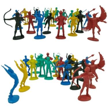 Imagem de Soldadinhos Heróis Miniatura Bonecos Soldados Brinquedos, Conjunto de 20 Peças, para Festas de Aniversário, Lembrancinhas (Moderno, SOLAPA, 10)