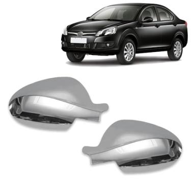 Imagem de Par Aplique Cromado para Capa Retrovisor Jac Motors J3 2011 2012 2013 2014 2015 2016 2017 2018 2019 J3 Turin 2011 2012 2013 2014 2015 2016 2017 2018 2019