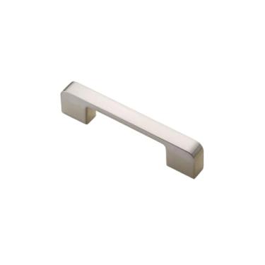 Imagem de Puxador de porta de armário de cozinha preto aolly de zinco, estilo americano, puxador de porta de armário, gaveta, maçaneta de móveis, cromado 128mm