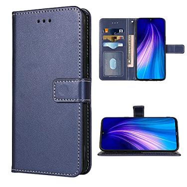Imagem de FDCWTSH Compatível com Xiaomi Redmi Note 8 capa carteira alça de pulso cordão couro flip capa suporte suporte acessórios celulares capas de telefone para Xiami Xiomis Xiome Redme Note8 mulheres homens