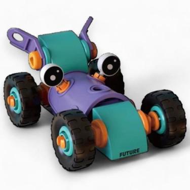 Imagem de Brinque e Aprenda Carrinho de Montar Zoiudo Com Peças Coloridas DIY - 