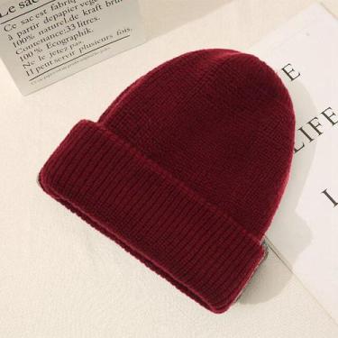 Imagem de  Gorro Casual Feminino Cor De Doces Para O Inverno De Alta Qualidade -