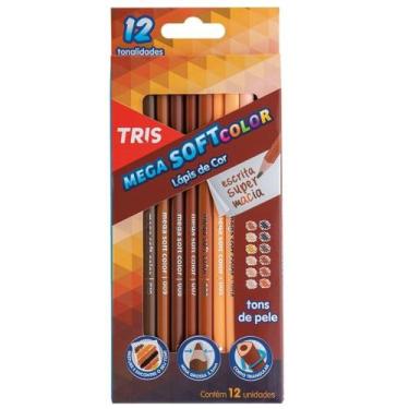 Imagem de Lápis De Cor Triangular Mega Soft Tons de Pele Tris