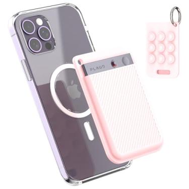 Imagem de Wacanc Capa de silicone AI Voice Recorder com ventosa, suporte de ventosa para gravador de voz PLAUD Note com chaveiro, capa protetora de sucção compatível com gravador de voz PLAUD Note (rosa)