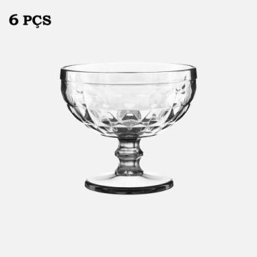 Imagem de Taça C/ Pé Transparente Sintra 300 ML Caixa Com 06 Unidades - Akiplast