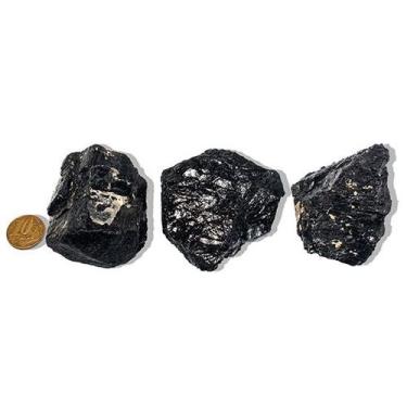 Imagem de 10 Turmalina Preta Pedra Natural 150 a 200g Média 7cm Tipo B - Cristai
